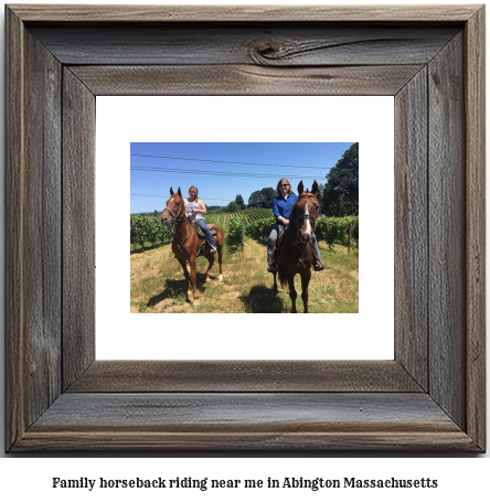 family horseback riding near me in Abington, Massachusetts